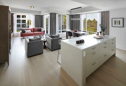 Edenbridge Suite 2L (305) Kitchen and Living Room