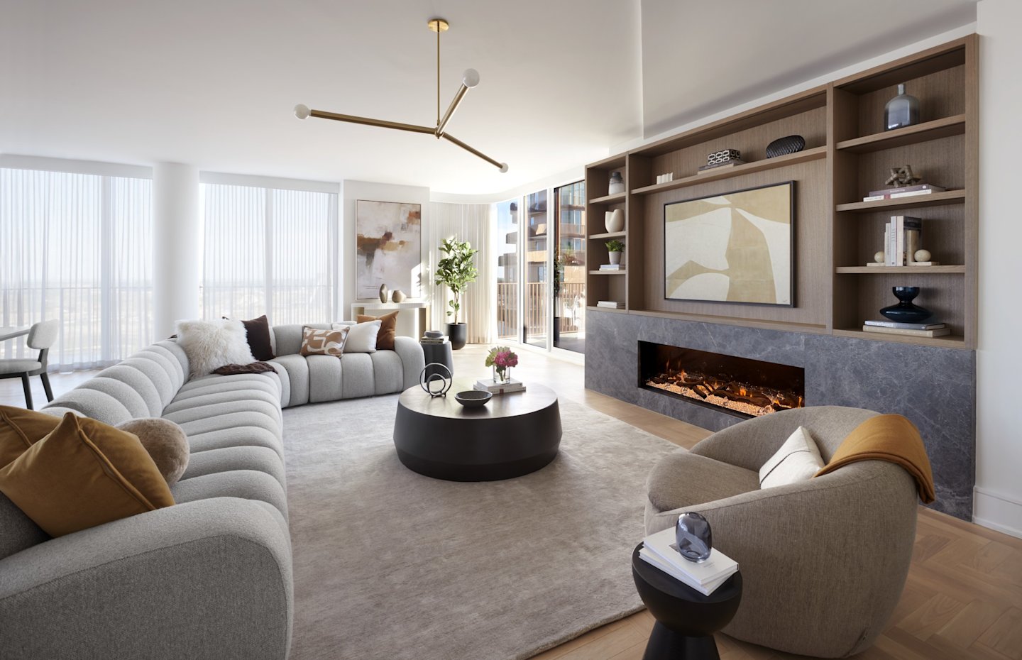 Aqualuna Suite 1203 Living Room