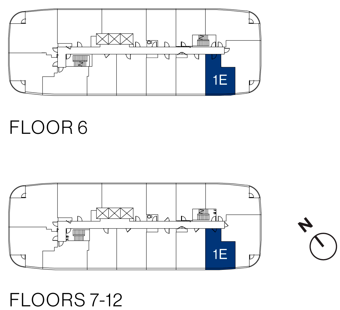 Westerly Suite 1106 Keyplate