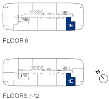 Westerly Suite 1106 Keyplate