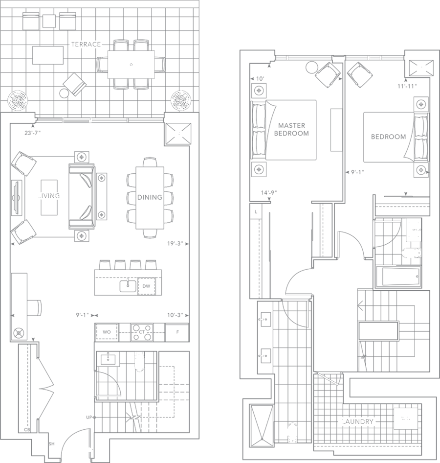 The Well Condo Suite Classic - L2C Floorplan