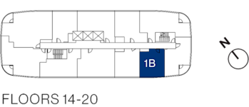 Westerly Suite 1806 Keyplate