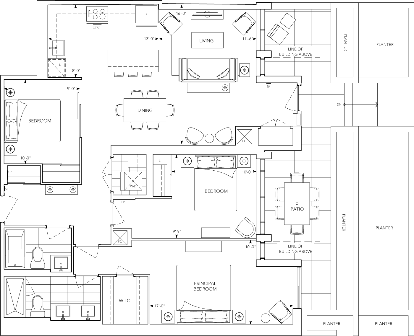 Auberge Suite 231 Floorplan