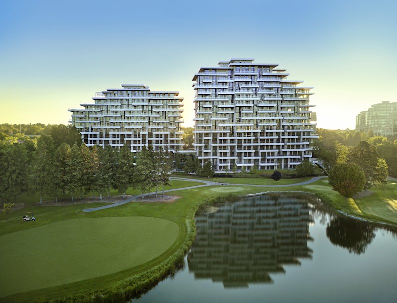 Royal Bayview exterior photograph looking east from Ladies' Golf