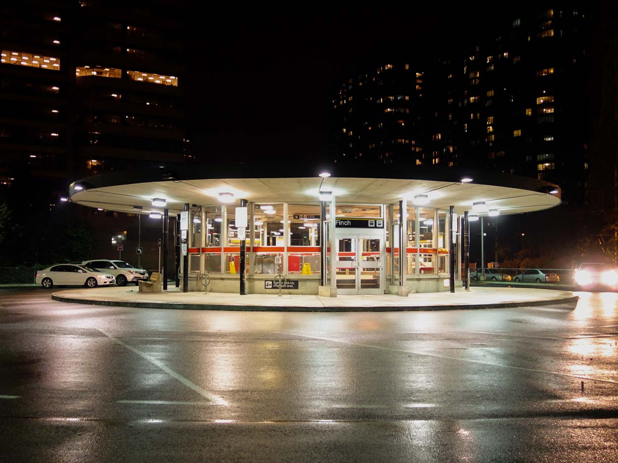 Exterior Photo of Finch Station in North York