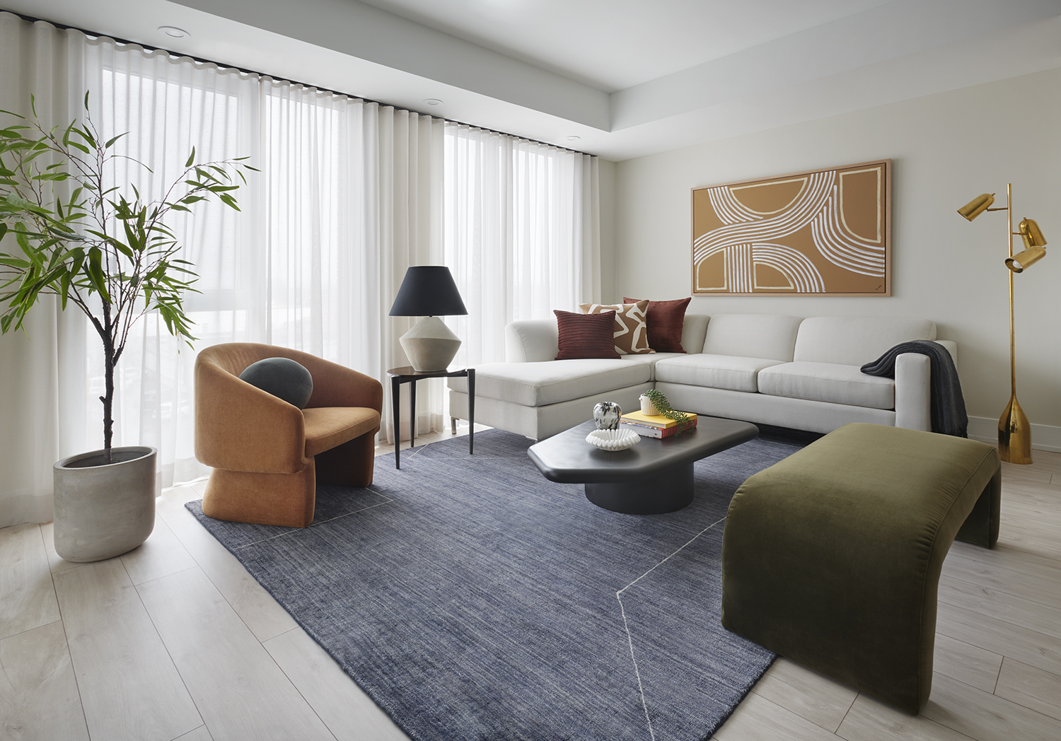 The Dupont Suite 325 Living Room