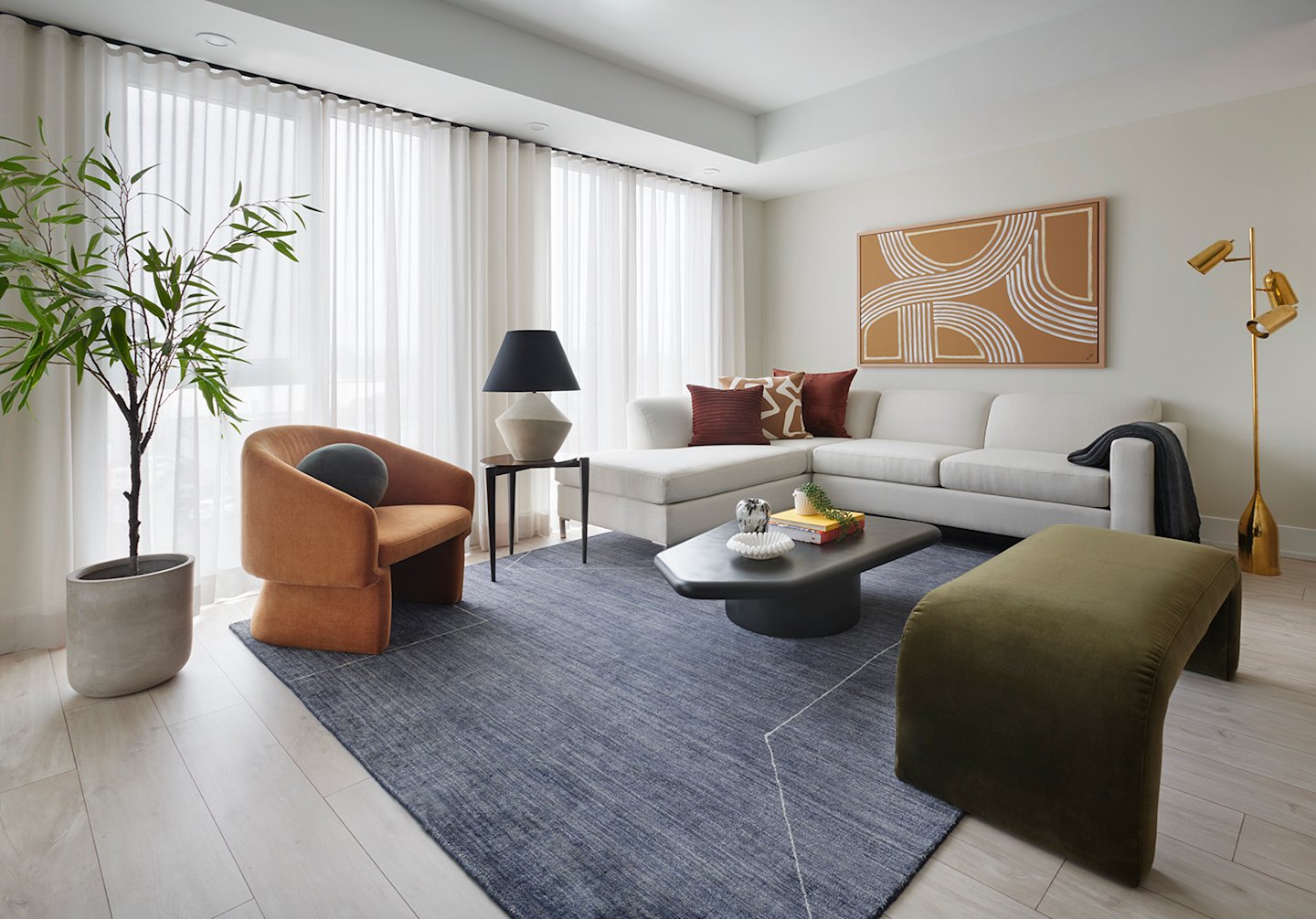 The Dupont Suite 325 Living Room