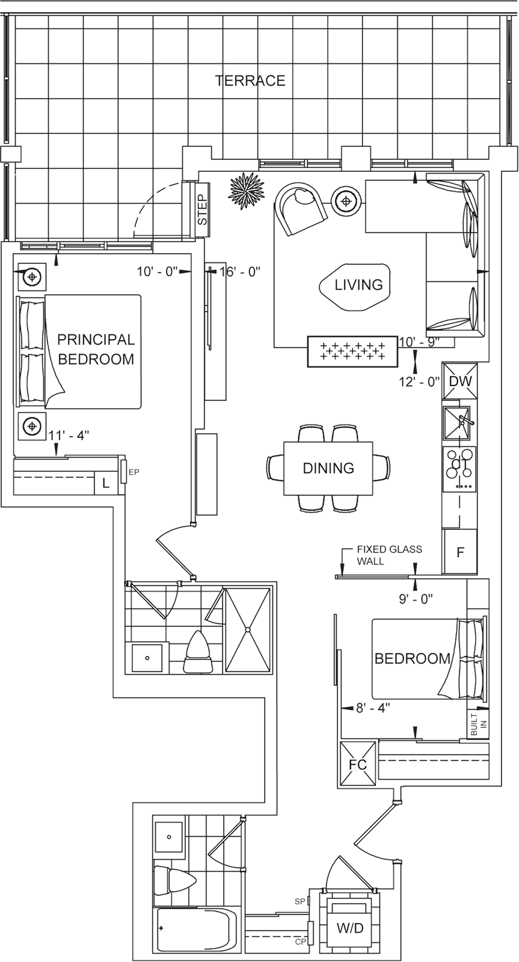 The Dupont Suite 225 Floorplan
