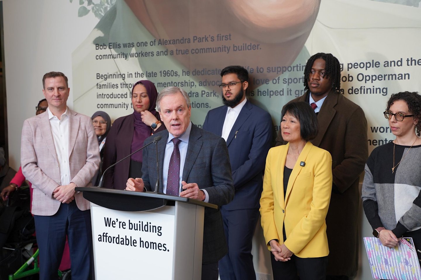 130 Augusta Avenue grand opening ceremony of new affordable housing units.
