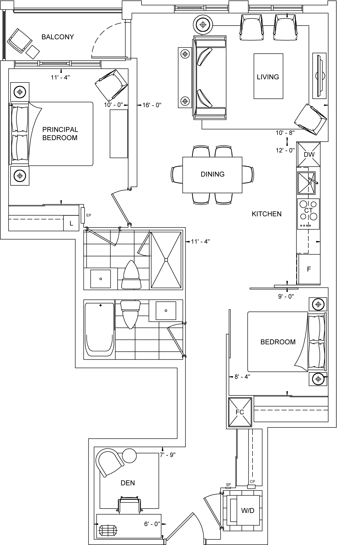 The Dupont Suite 325 Floorplan