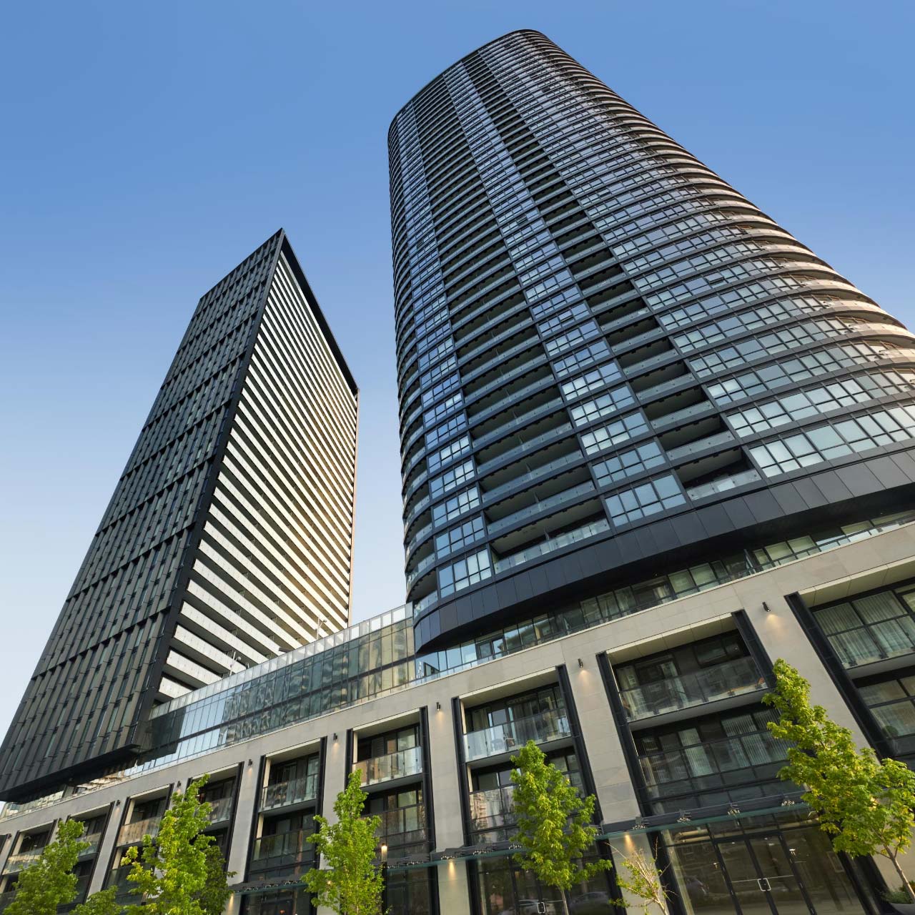 Overview of the Via Bloor Condo Building