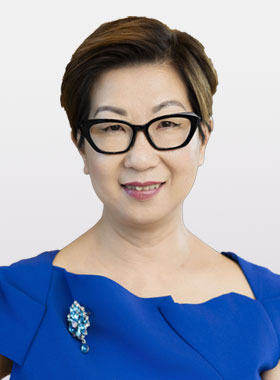 A headshot of the Tridel sales agent Chilli Yung