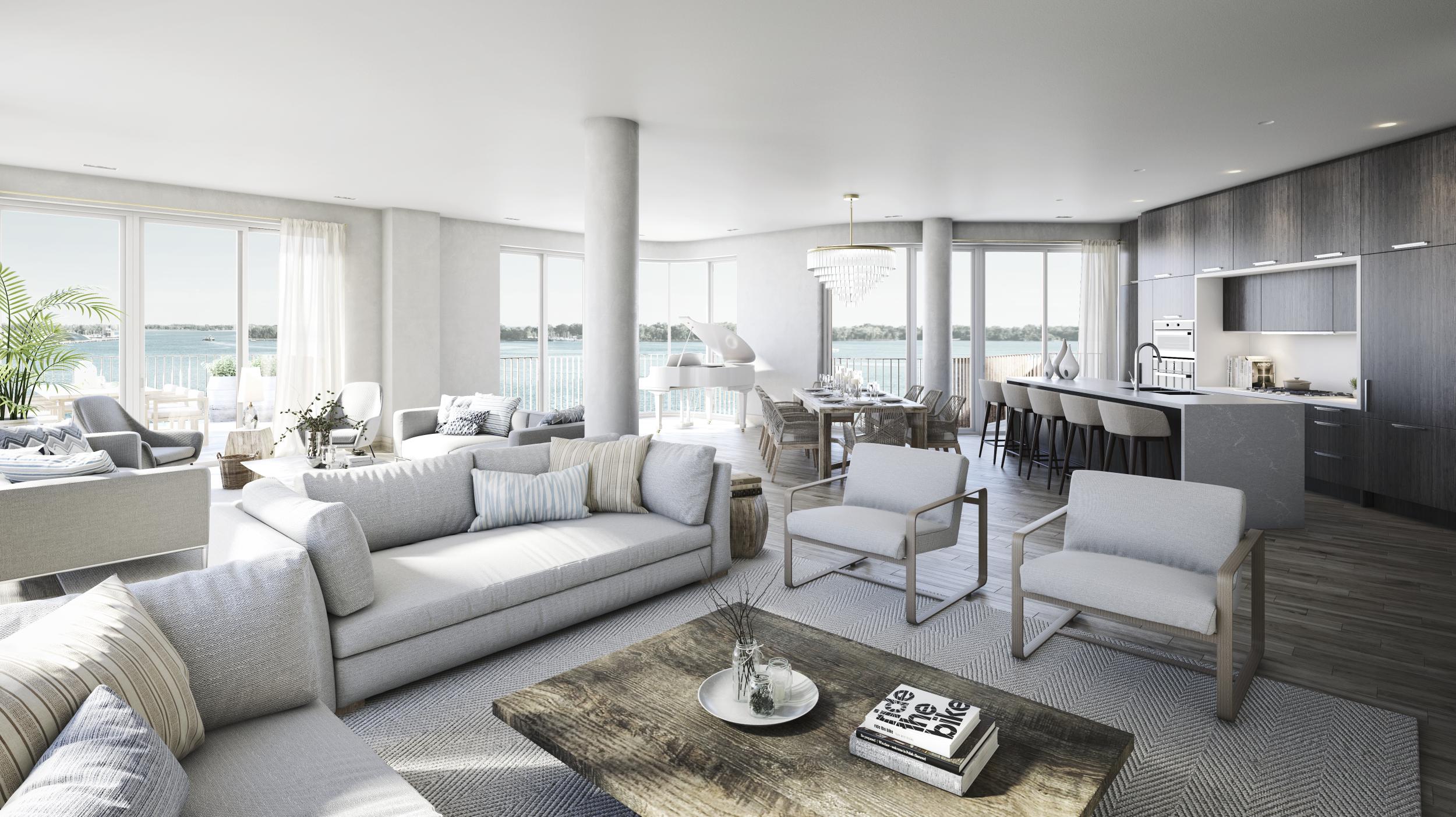 Aqualuna T2GG Living Room