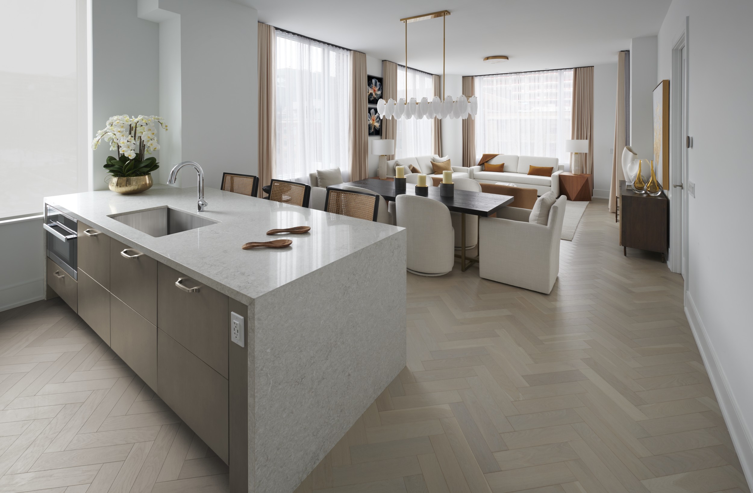 The Well Signature Series Suite 310 Living and Dining