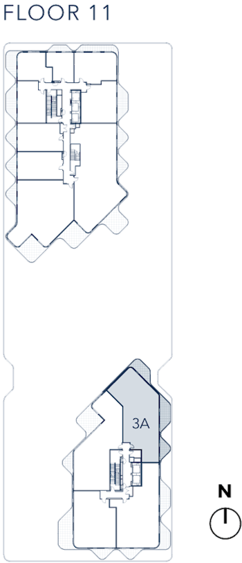 Aqualuna Condo Suite 3A keyplate