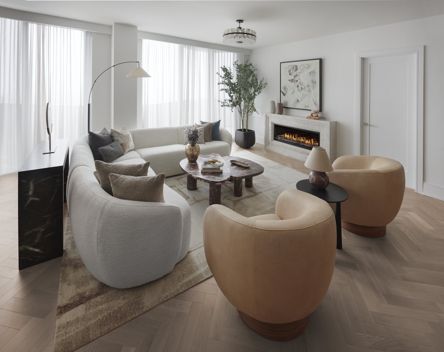 Aqualuna Suite 1107 Living Room
