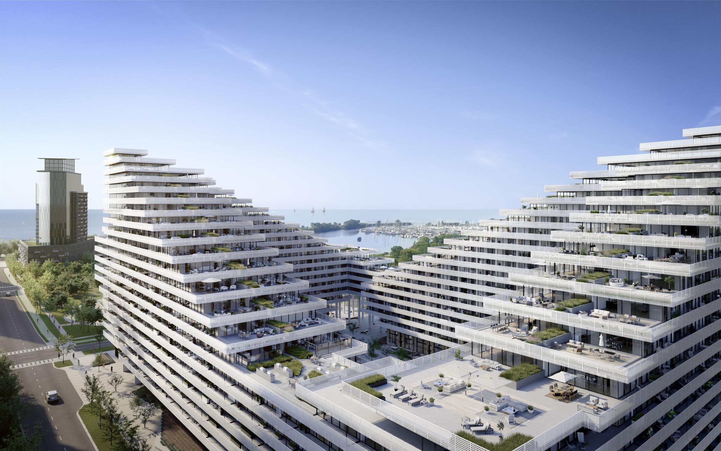 Exterior Rendering of Harbourwalk