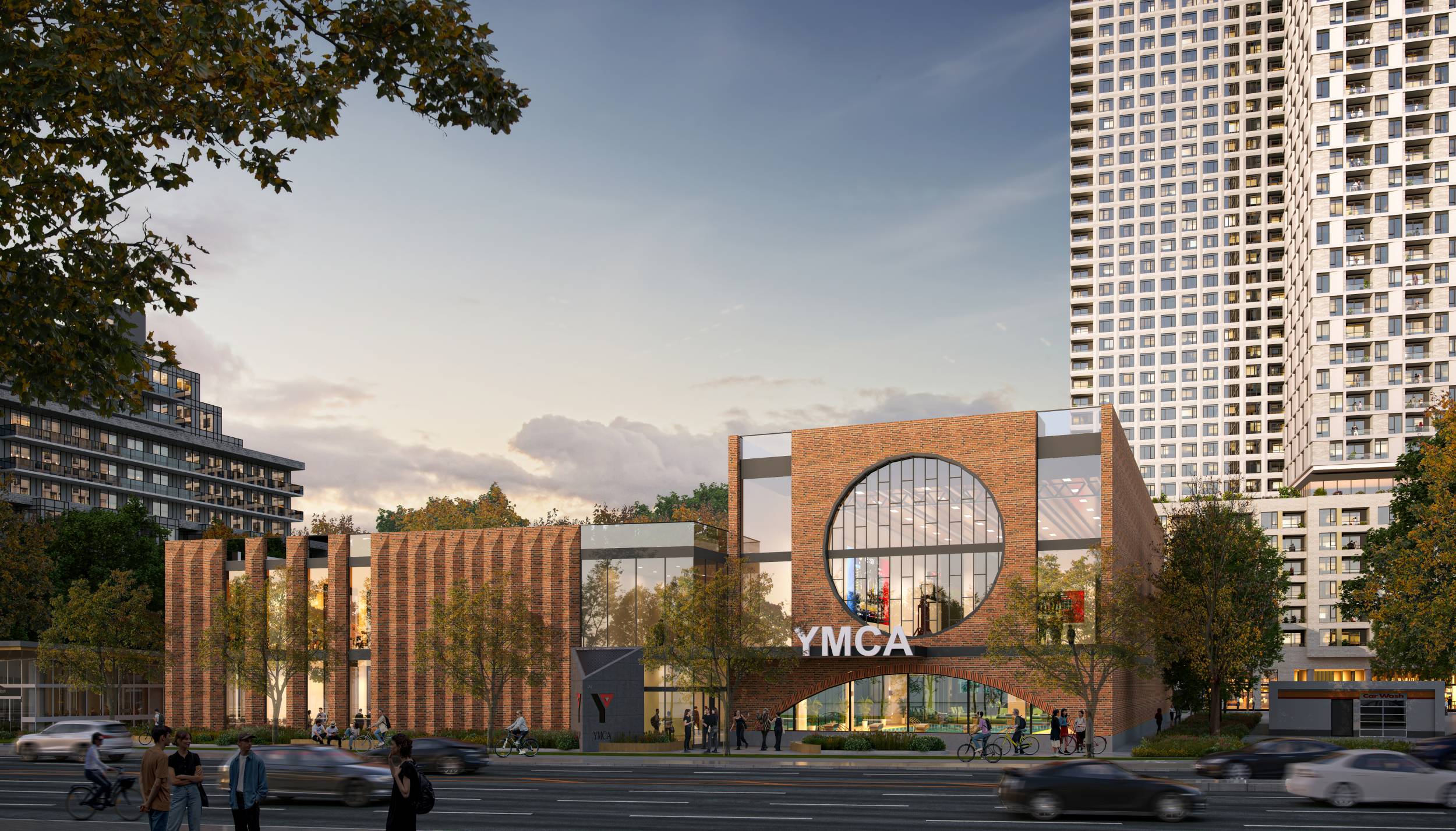 YMCA View from Sheppard, Proposed Building at 567 Sheppard Ave E