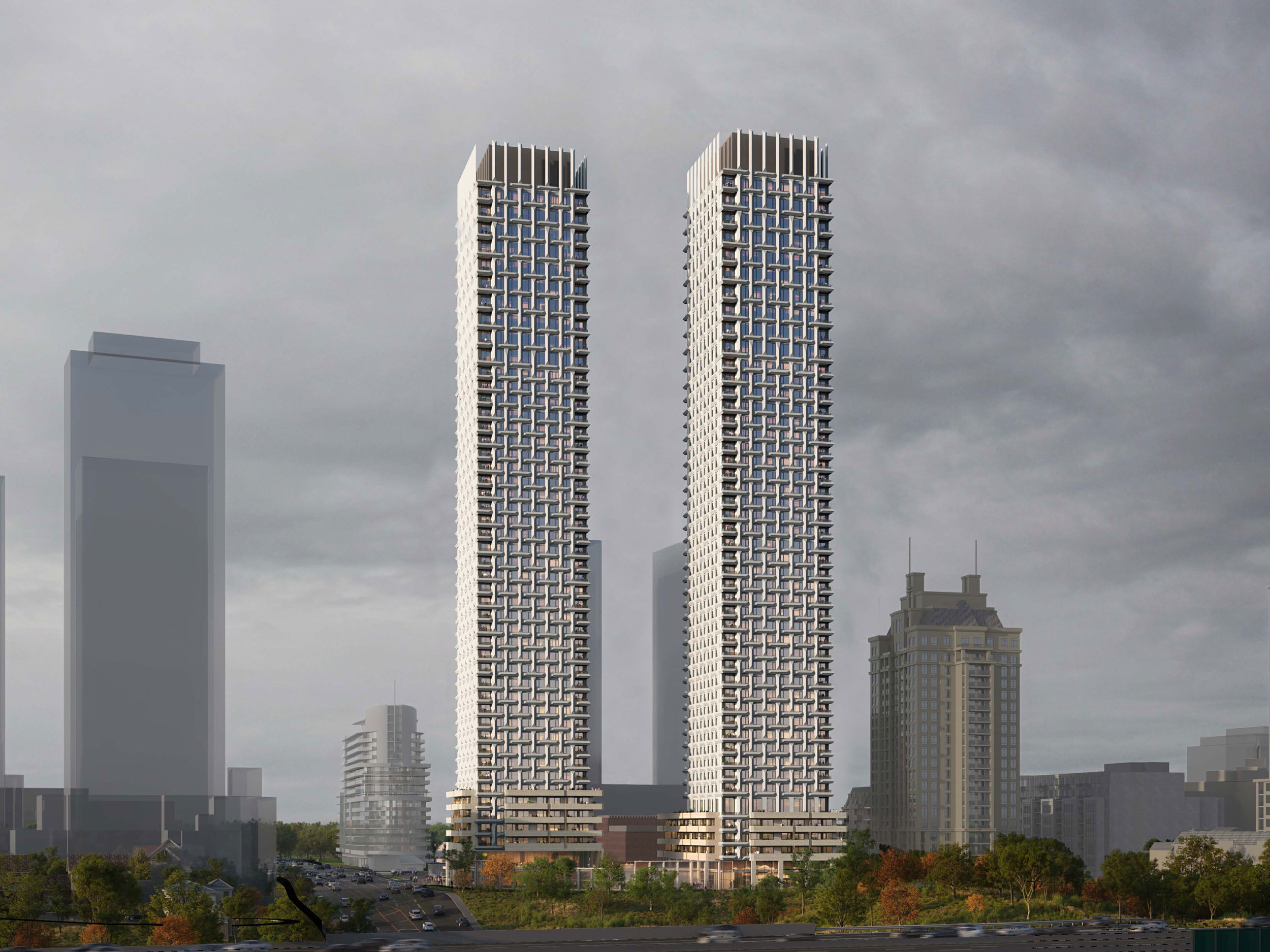 South View of Proposed Building at 567 Sheppard Ave E