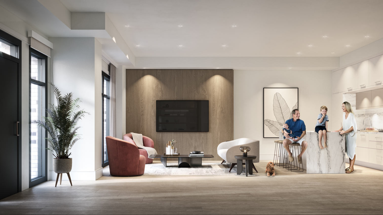 Edenbridge Townhome Living Room