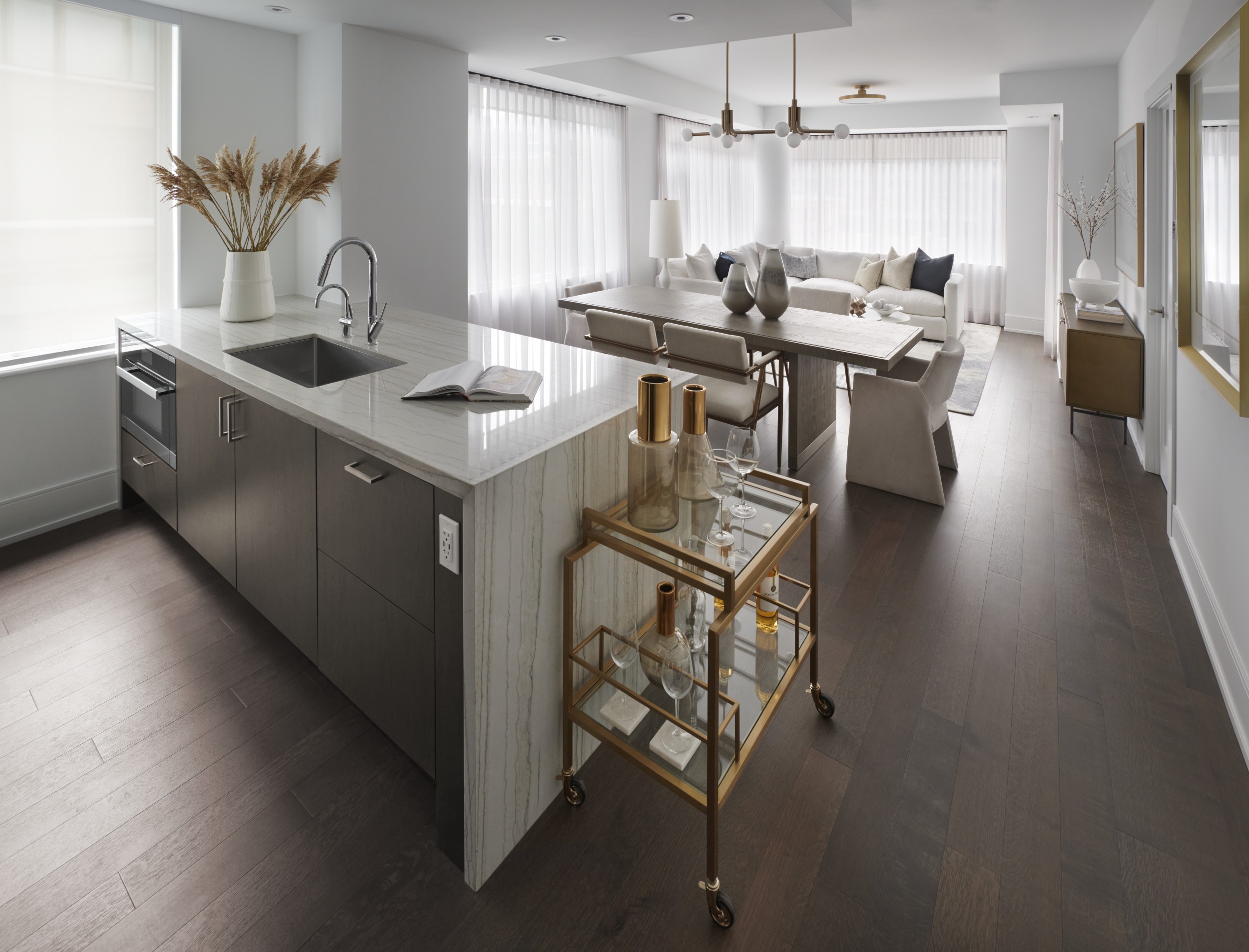 The Well Signature Suite 402 Kitchen and Dining
