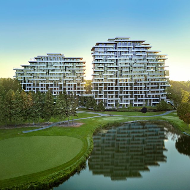 Overview look of the Royal Bayview Condo Building