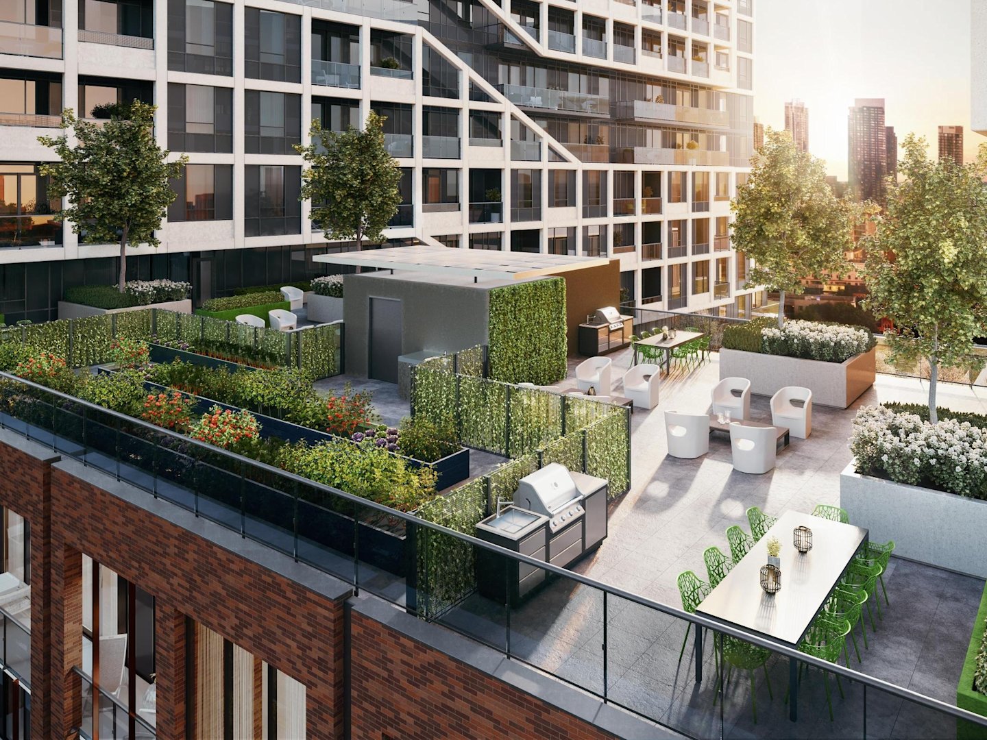 MRKT Amenities Rooftop Garden