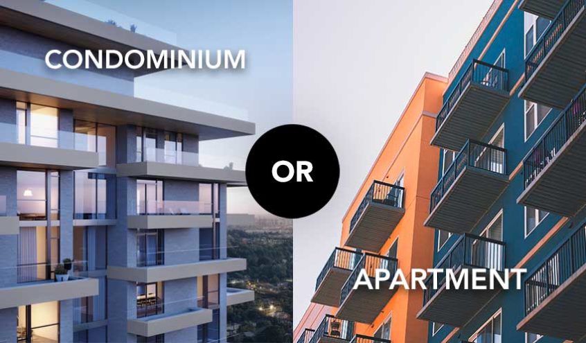 What is the difference between condo and apartment? Decide on the