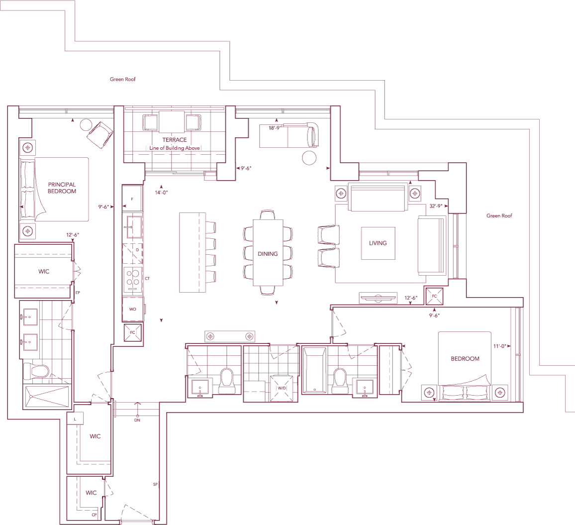 Auberge > Floorplan > 2RT-3