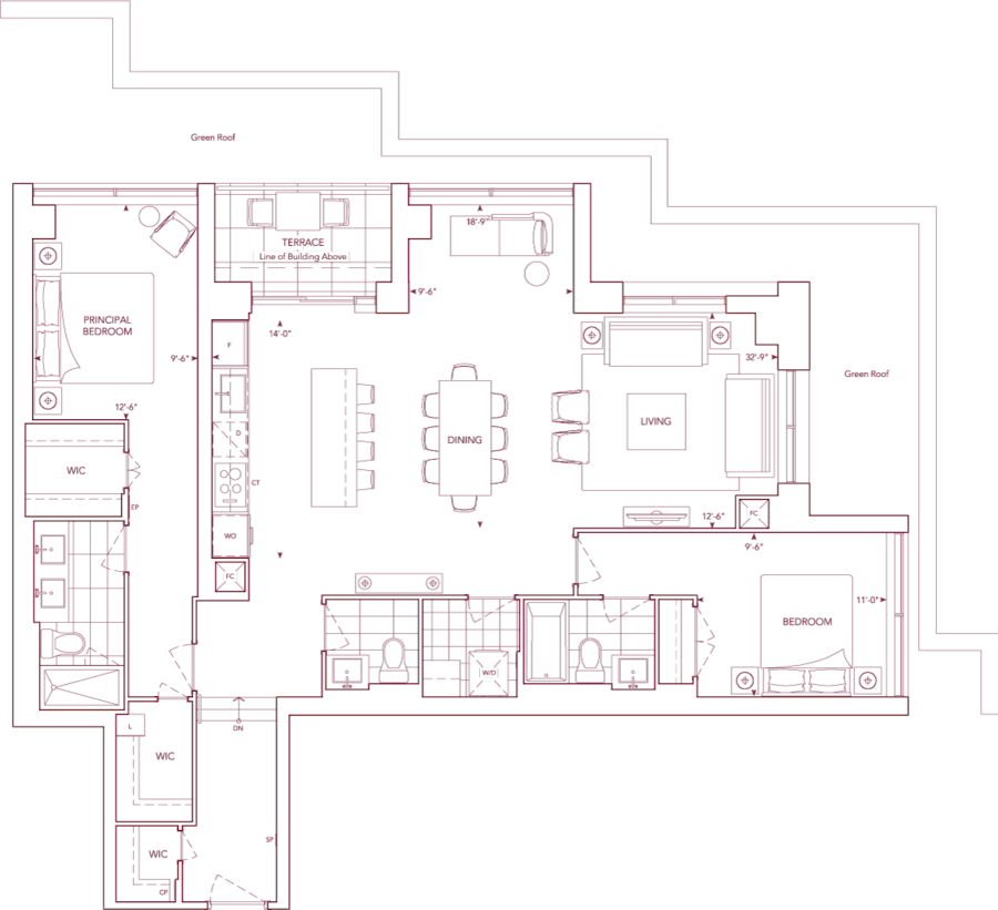 Auberge > Floorplan > 2RT-3