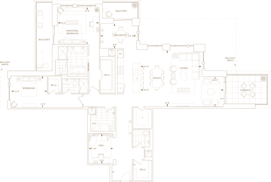 Royal Bayview Suite 217 Floorplan