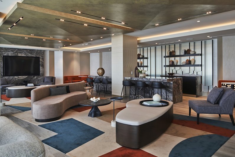 The Dupont Amenity Party Room Lounge