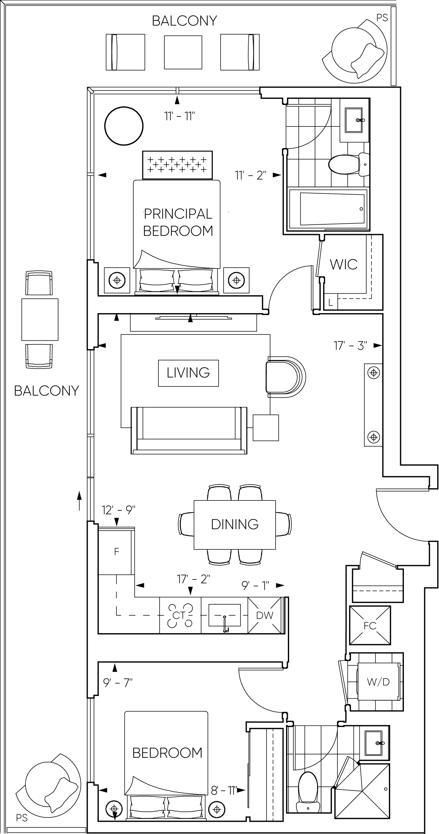 Harbourwalk 2MM Floorplan