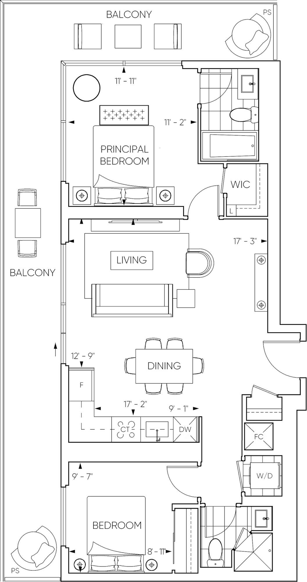Harbourwalk 2MM Floorplan