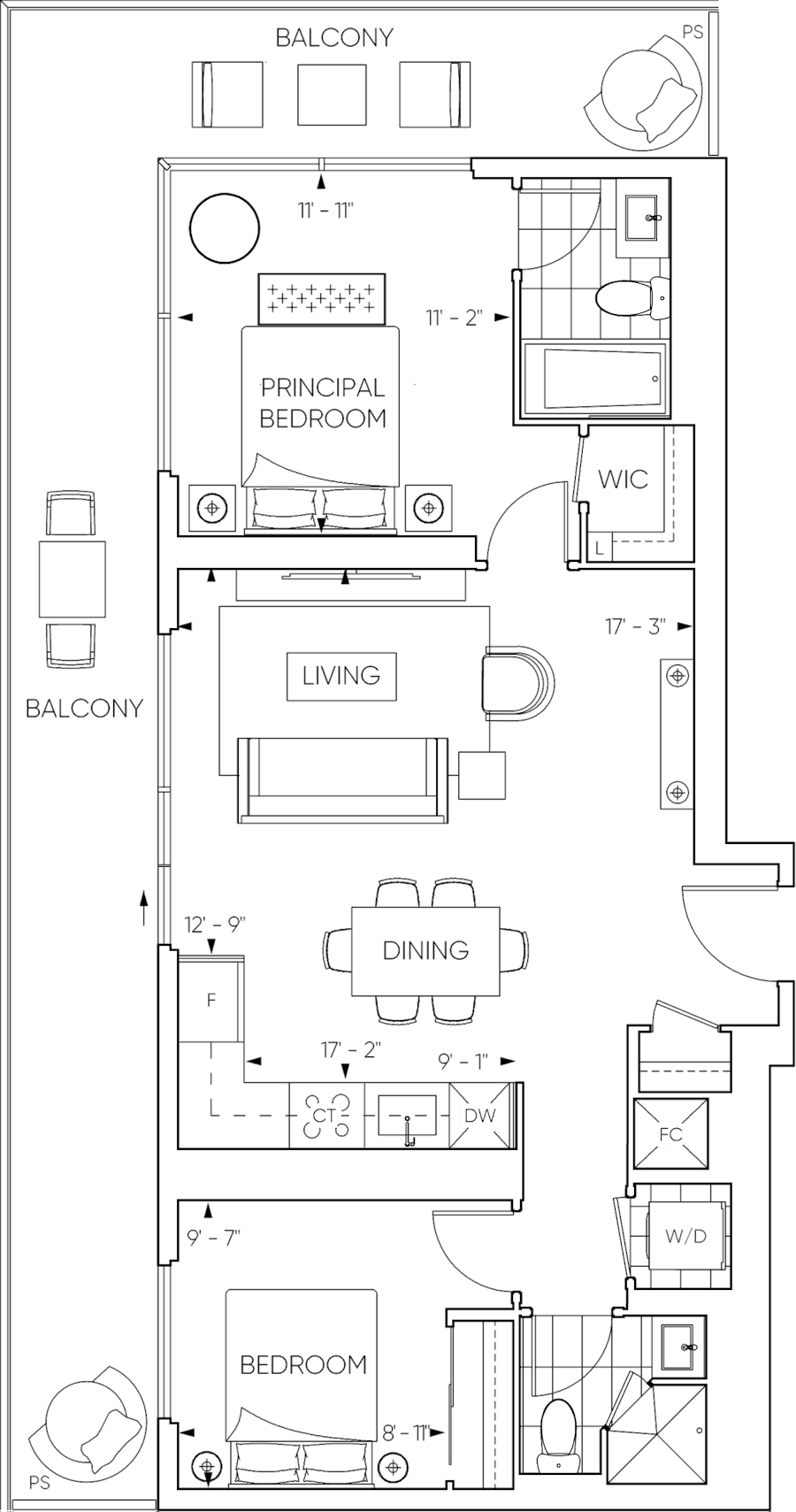 Harbourwalk 2MM Floorplan