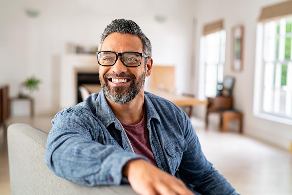 Man smiling