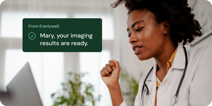 Doctor imaging results