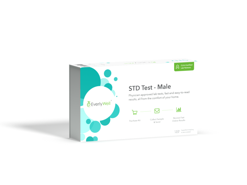 At Home Std Test Kit For Men Easily Check For 6 Common Stds Everlywell