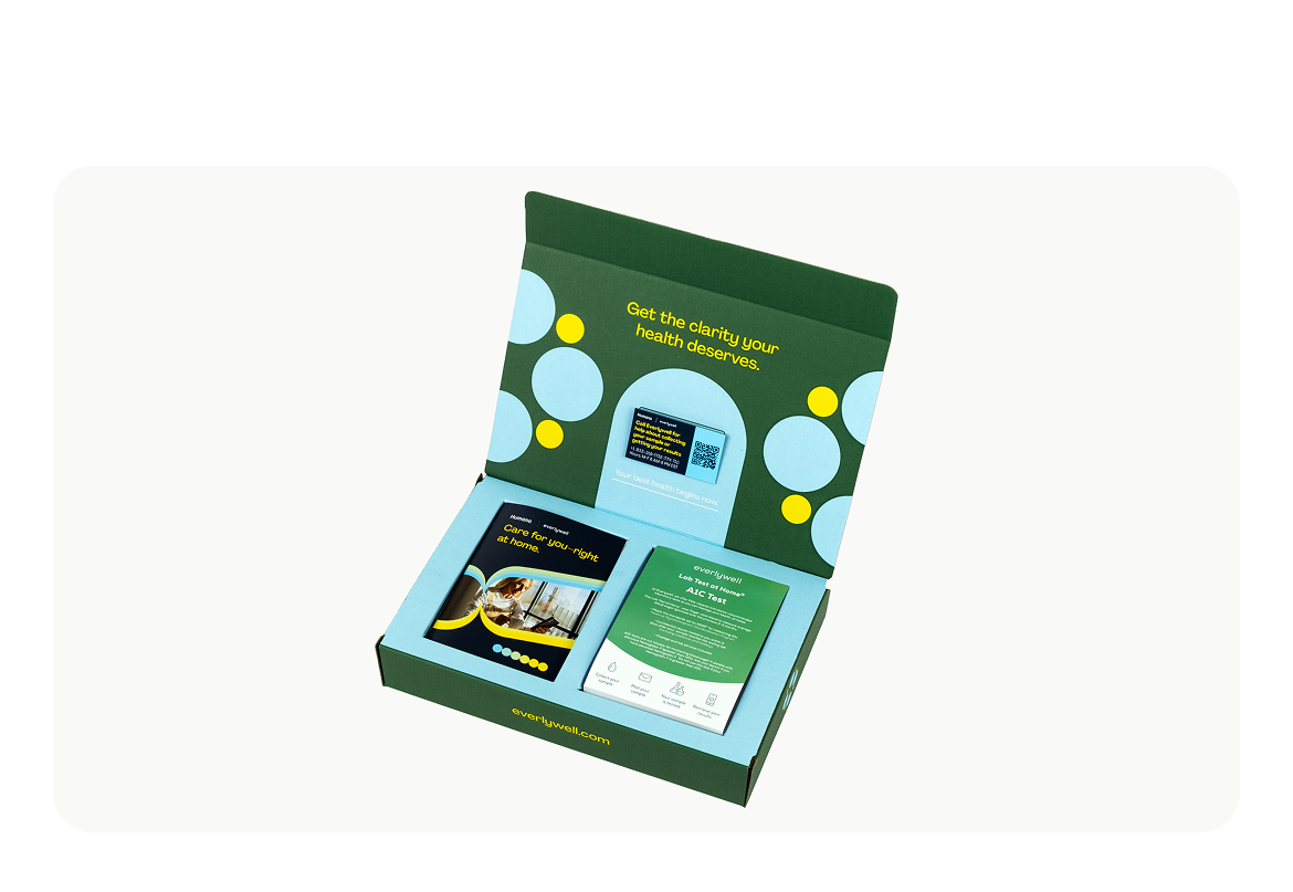 Humana Everlywell A1c box kit