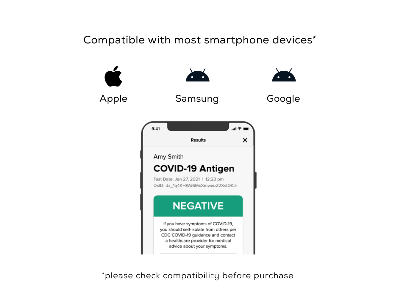 Phone Compatibility - Desktop - BD Veritor COVID Rapid Antigen