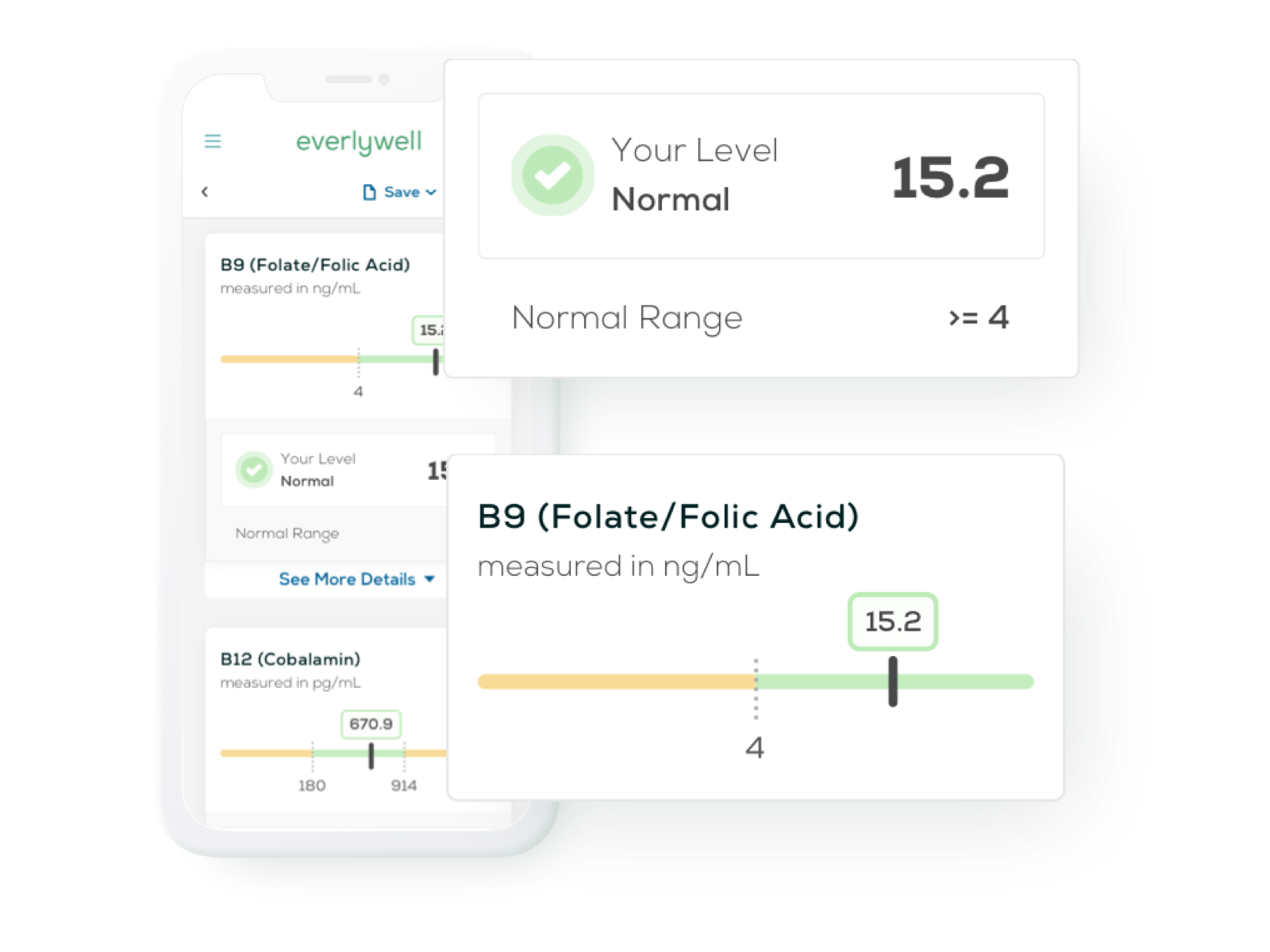 At Home B6, B9, B12 Vitamin Levels Test | Everlywell