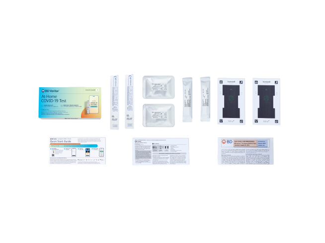 What's In The Box - Nasal Test, Mobile - BD Veritor Rapid Antigen COVID
