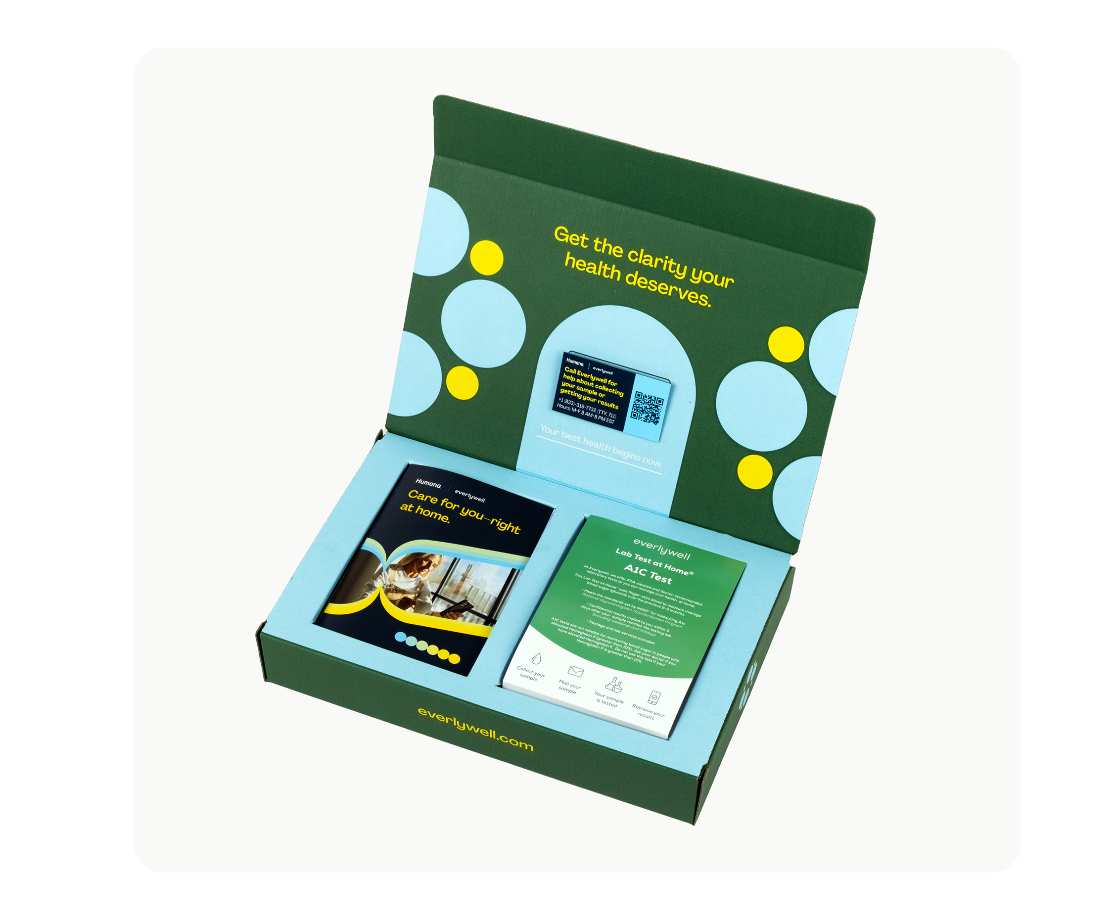 Humana Everlywell A1c box kit