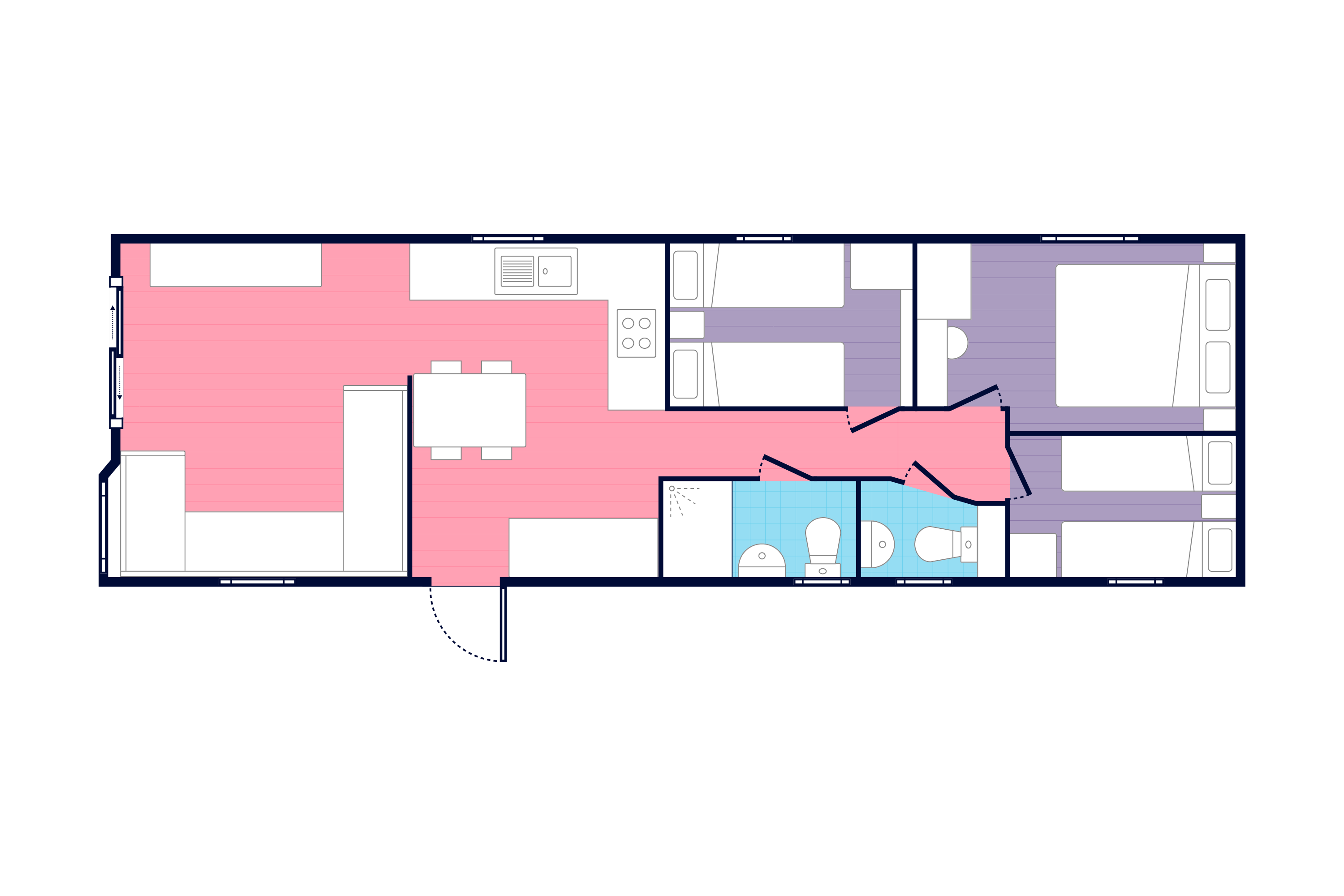 caravan's floorplan