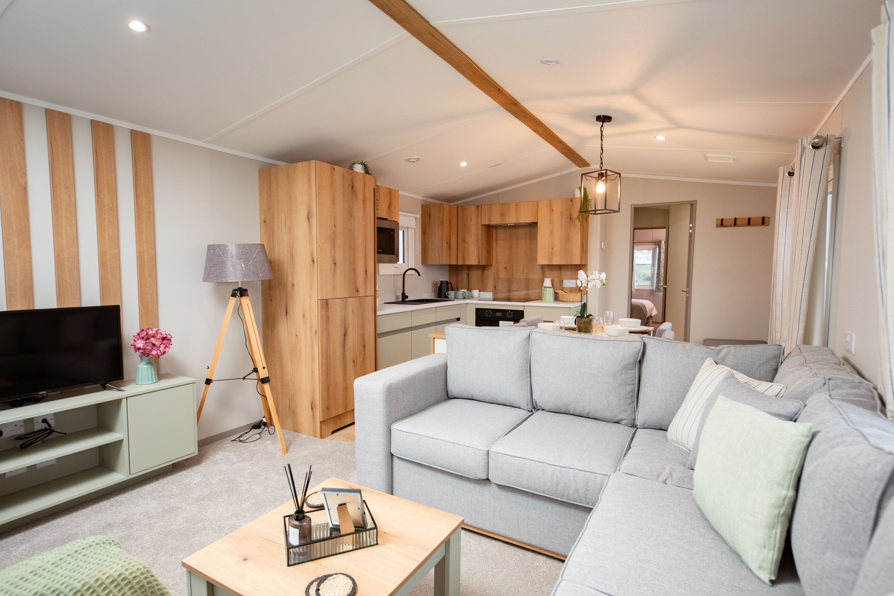 The open-plan living area in the 2026 Victory Ashberry