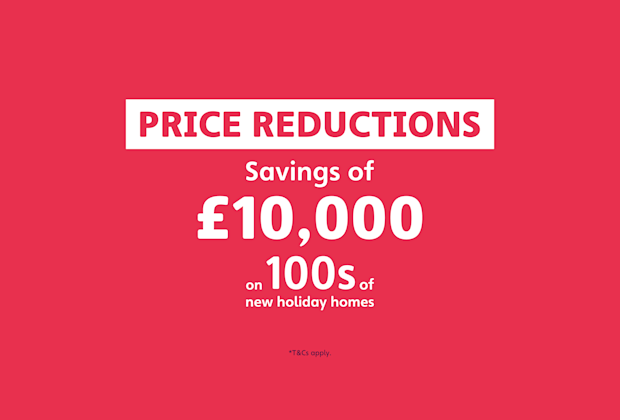 Price Reductions: Savings of £10,000 across hundreds of holiday homes