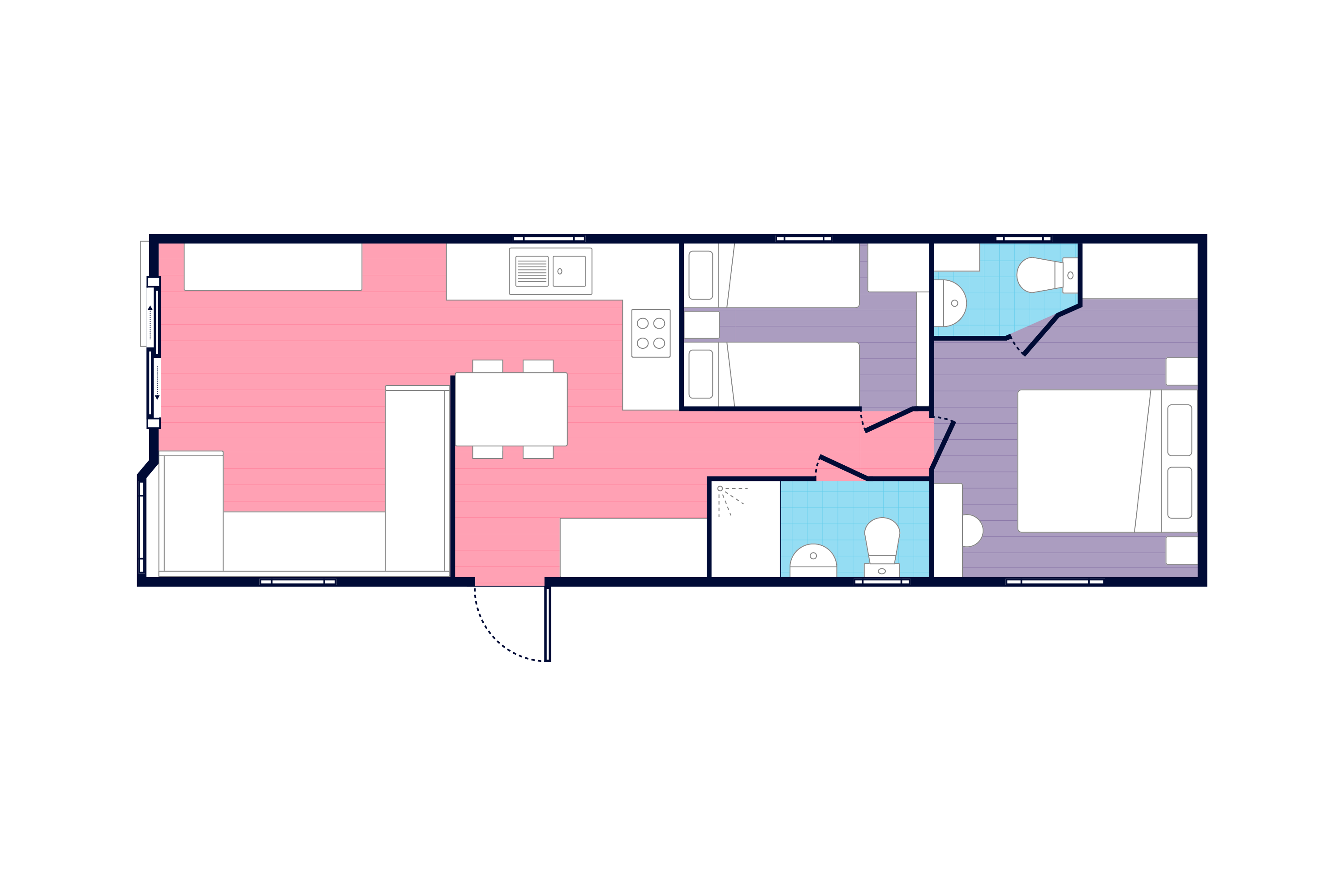 caravan's floorplan