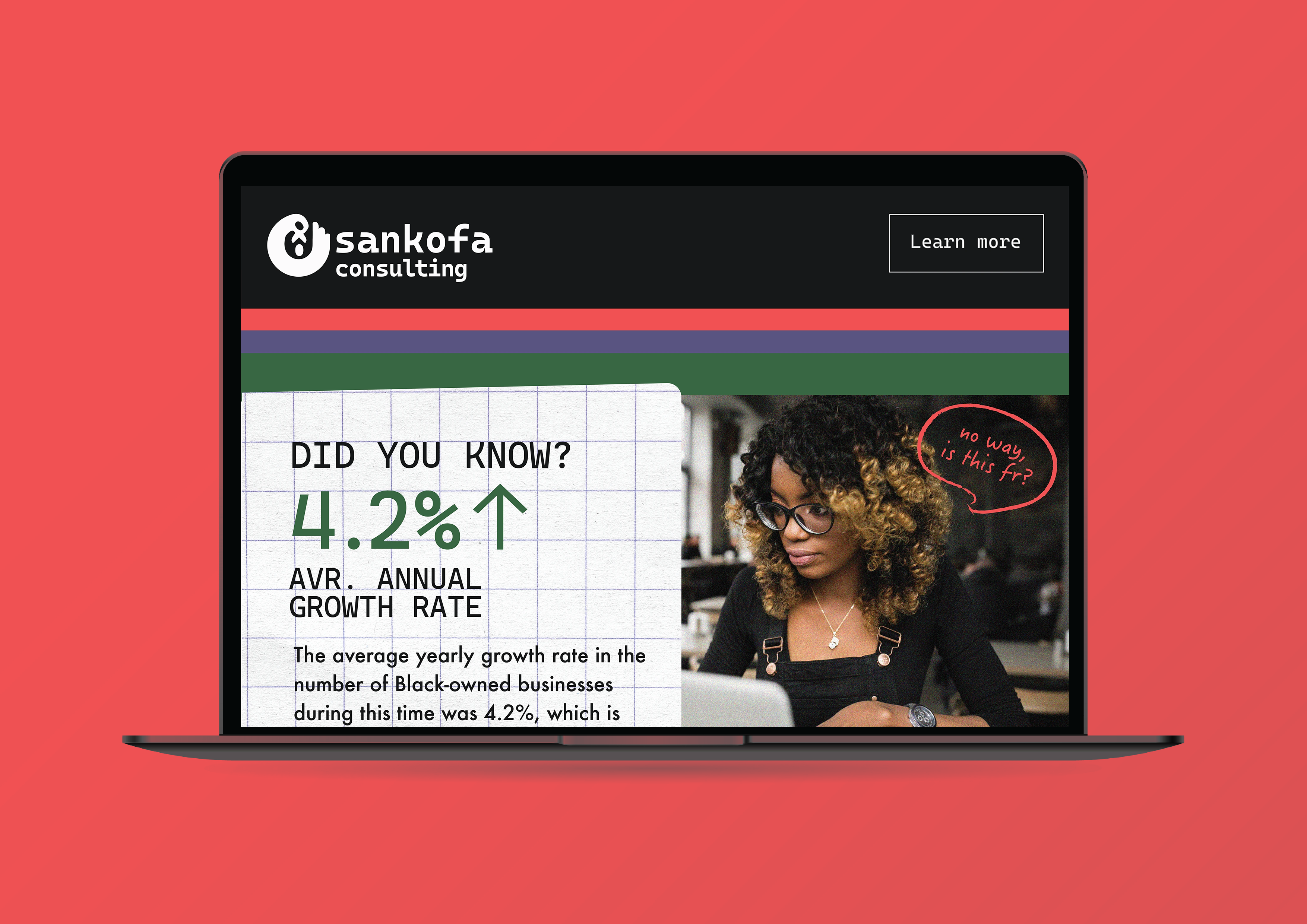 Sankofa Consulting - Website Mockup 1