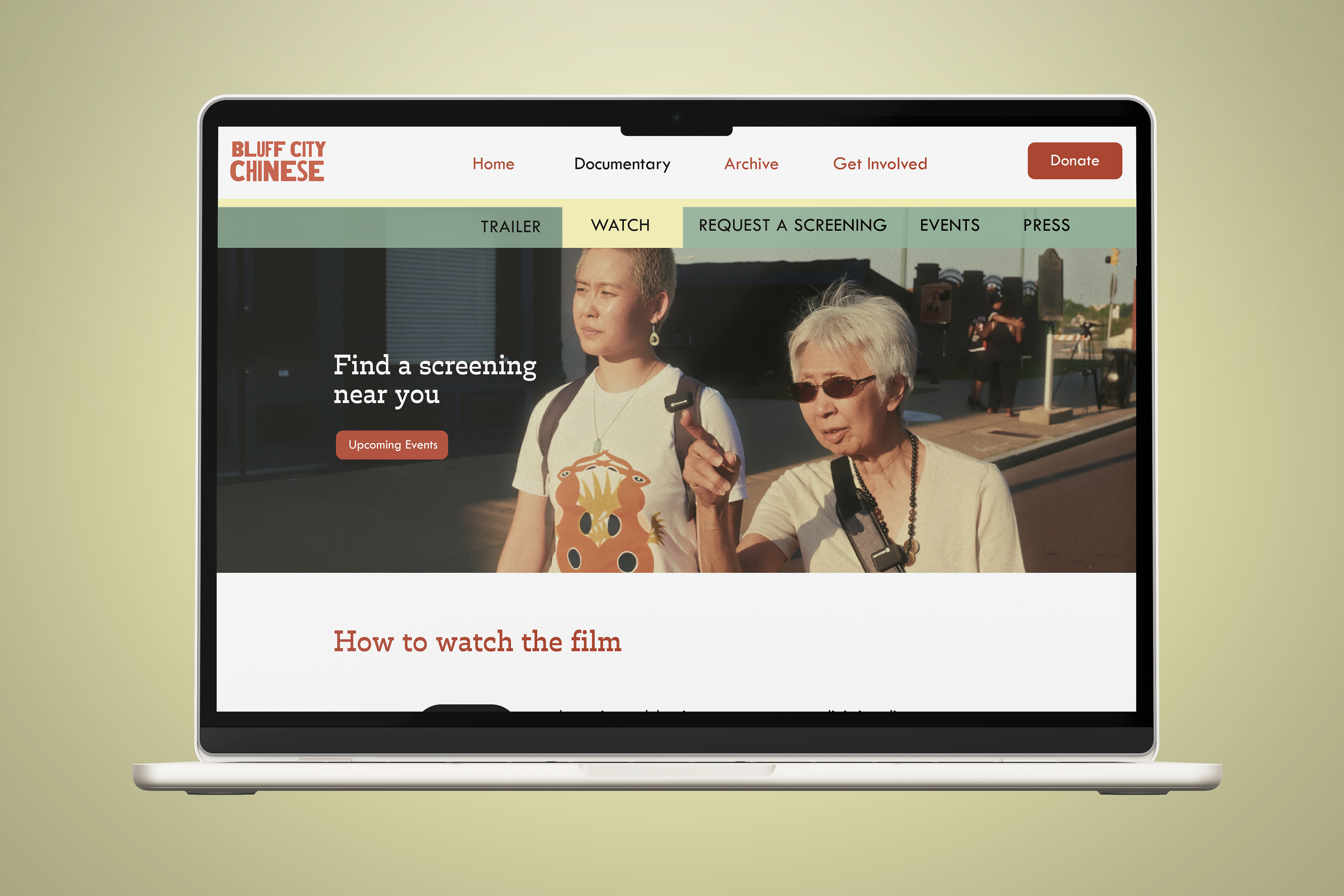 Bluff City Chinese - Archive Web Mockup 3