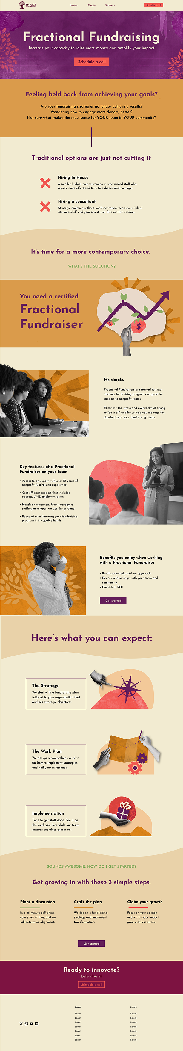 Impact Innovations - Fractional Fundraising Page